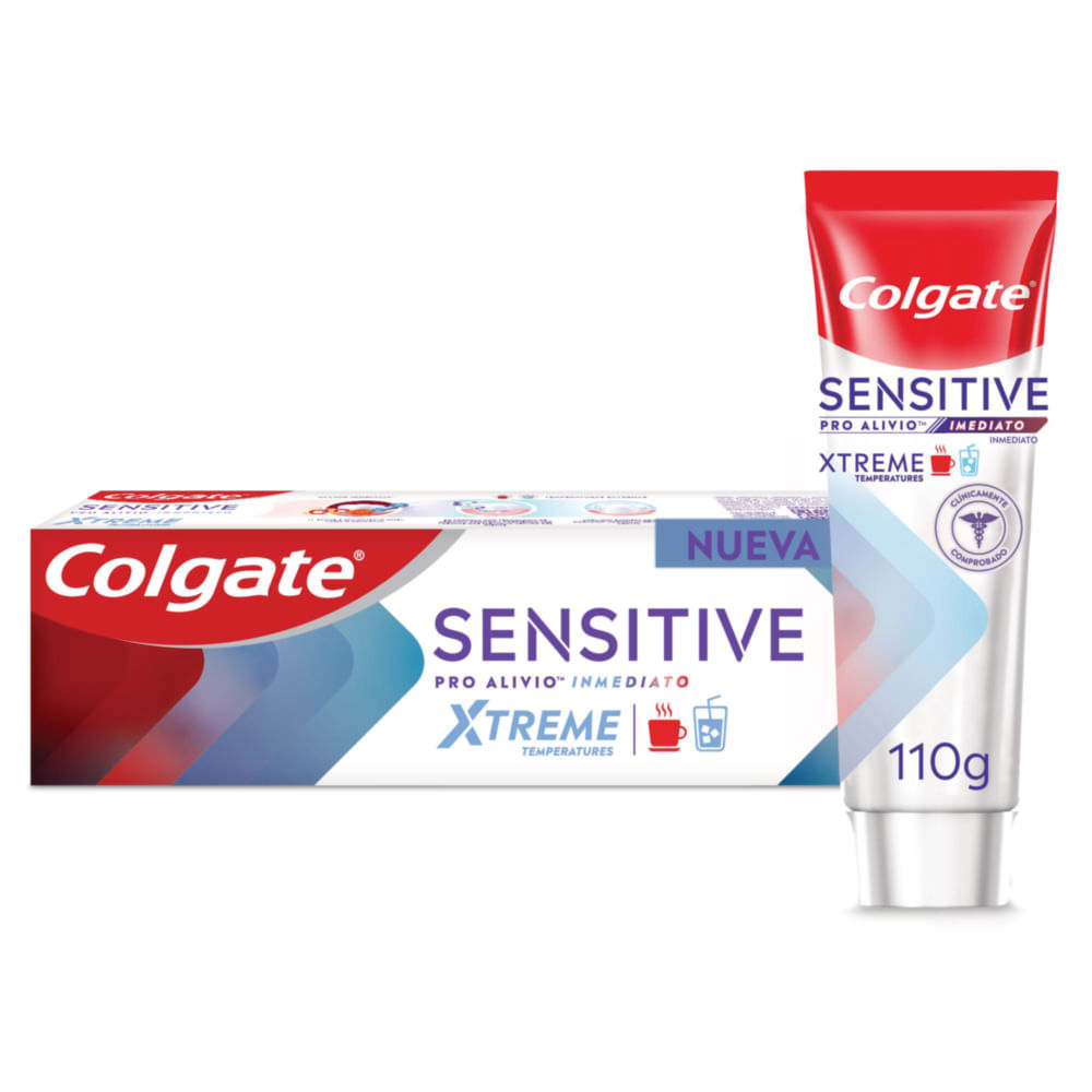 Crema Dental Sensibilidad Colgate Pro Alivio Inmediato Xtreme Temperatures x110g