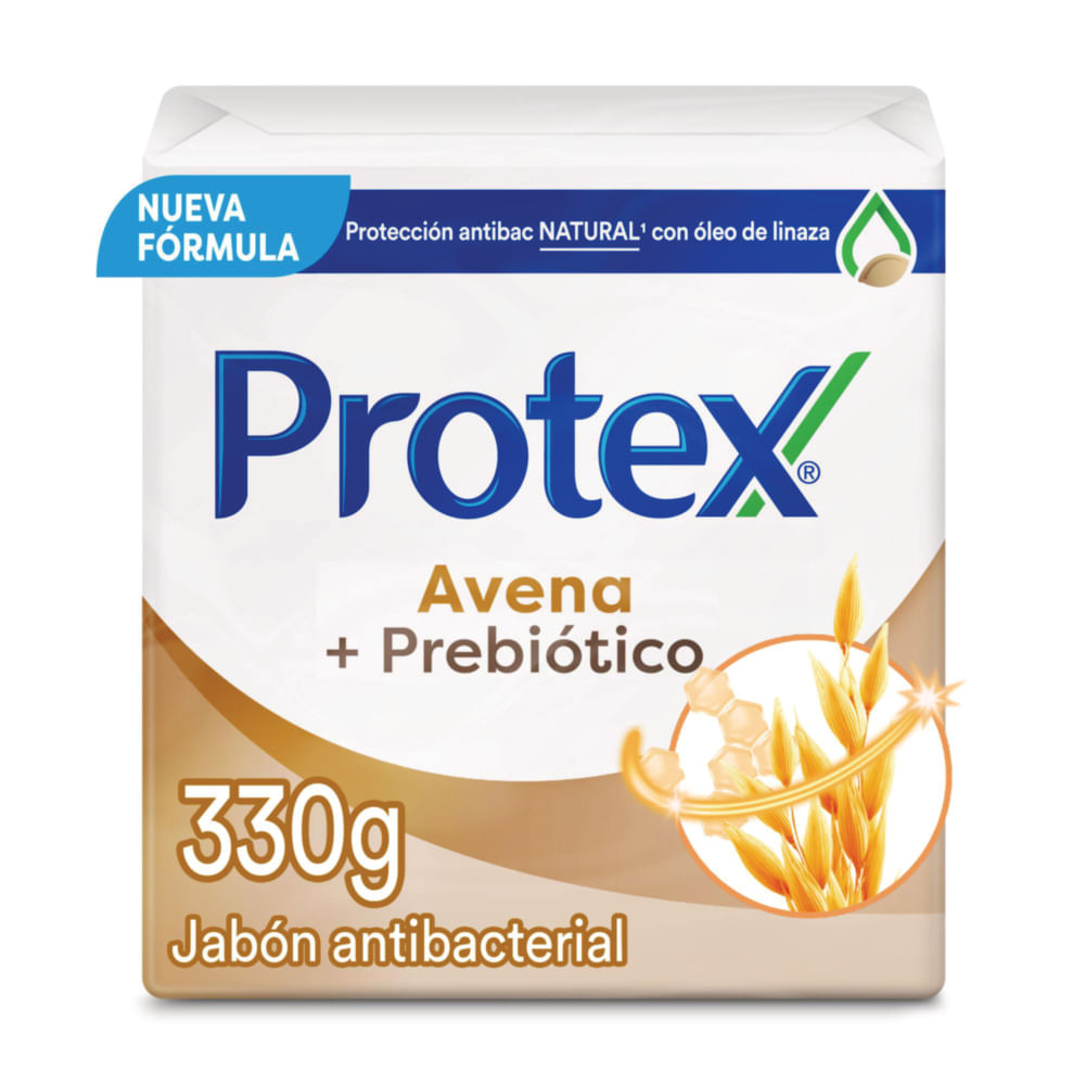 Jabón Antibacterial Protex Avena 110g x3 Und