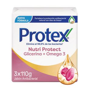 Jabón Antibacterial Protex Ome grsa3 110 grs x3 Und