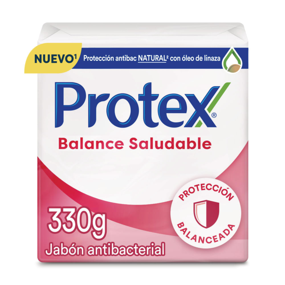 Jabón Antibacterial Protex Balance Saludable x3 110grs