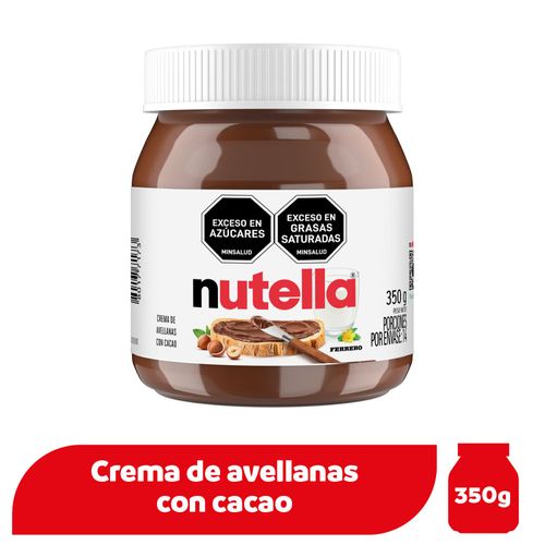 Nutella Crema Avellanas con Cacao y Leche x350grs