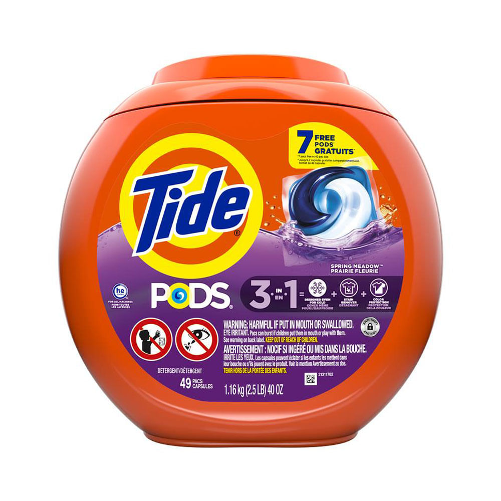 Detergente Tide pods en capsulas x42und