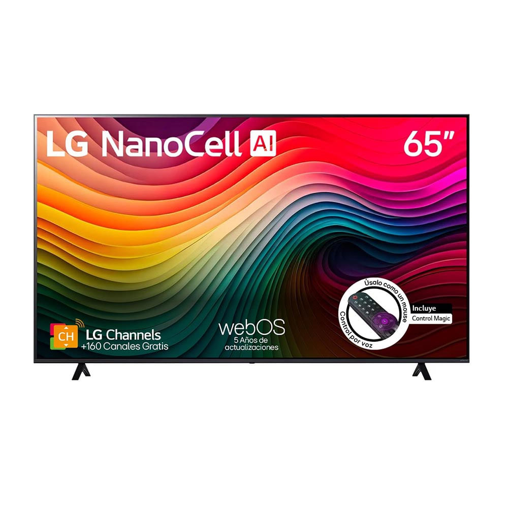 Televisor LG 65" NanoCell UHD 4K Smart Tv WebOS 24 65NANO80TSA