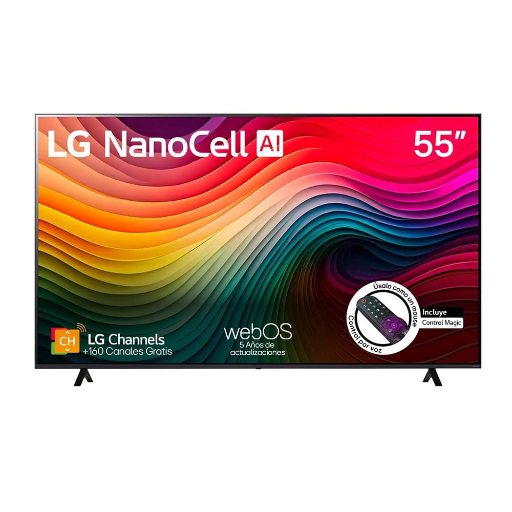 Televisor LG 55" NanoCell 4k Smart TV WebOS 24 55NANO80
