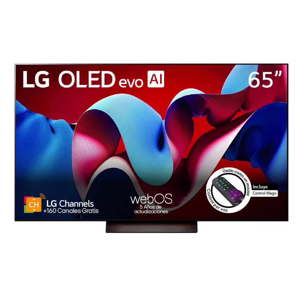 Televisor LG 65" OLED evo UHD 4K Smart TV WebOS 24 OLED65C4