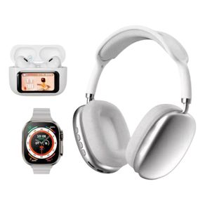 Combo Audifonos Inalambricos + Smartwatch + AirPods