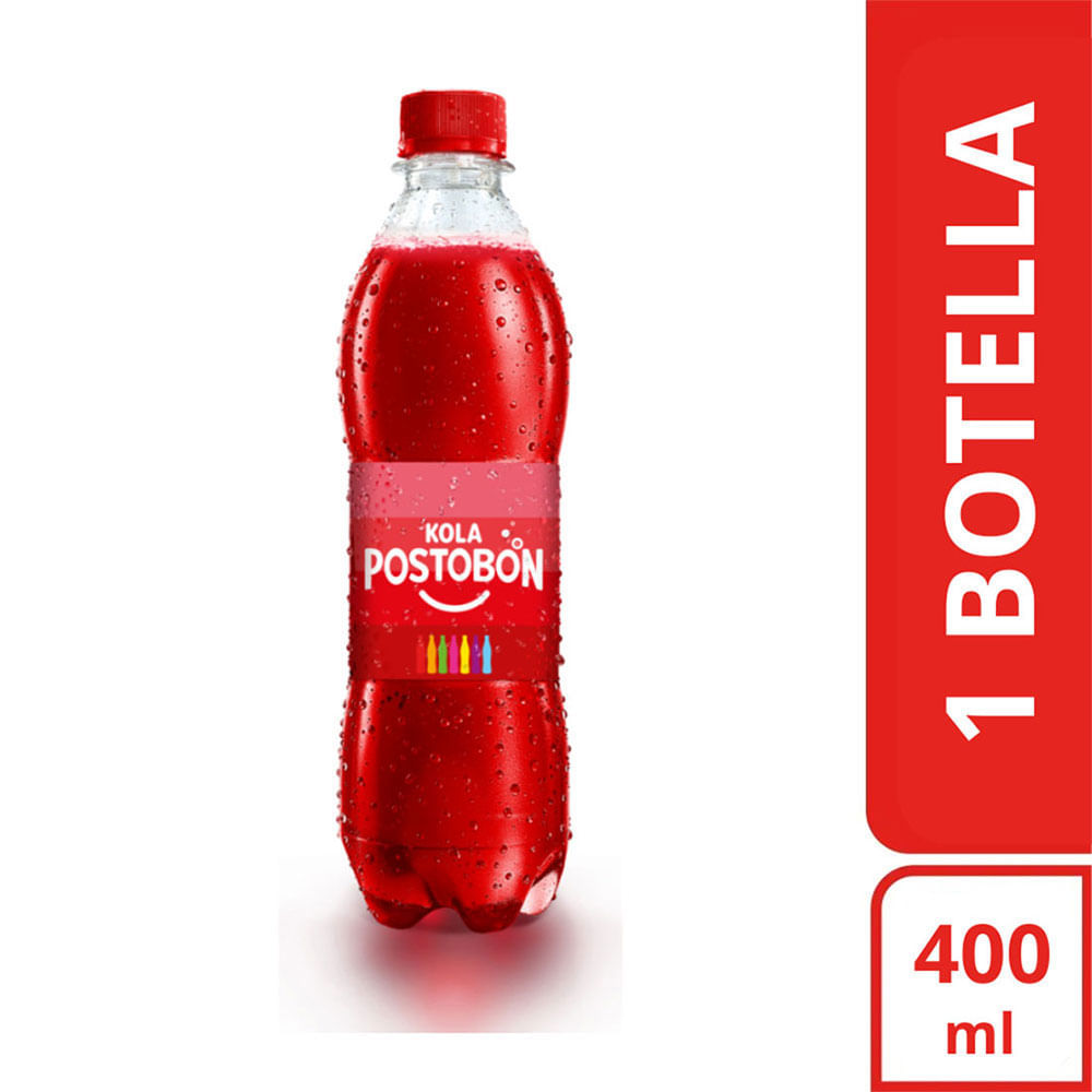Bebida Gaseosa Postobón Kola 400ml