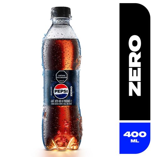 Gaseosa Pepsi Cero Pet x400ml Gaseosa Pepsi Cero Pet 400ml