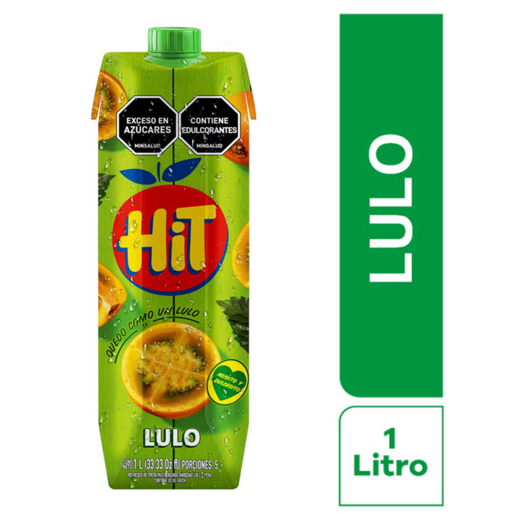 Refresco hit lulo tetrapack x1000ml