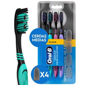 Cepillo Dental Oral-B Complete Black x4 Und