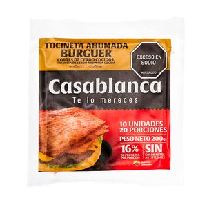 Tocineta Casablanca ahumada burger x200g