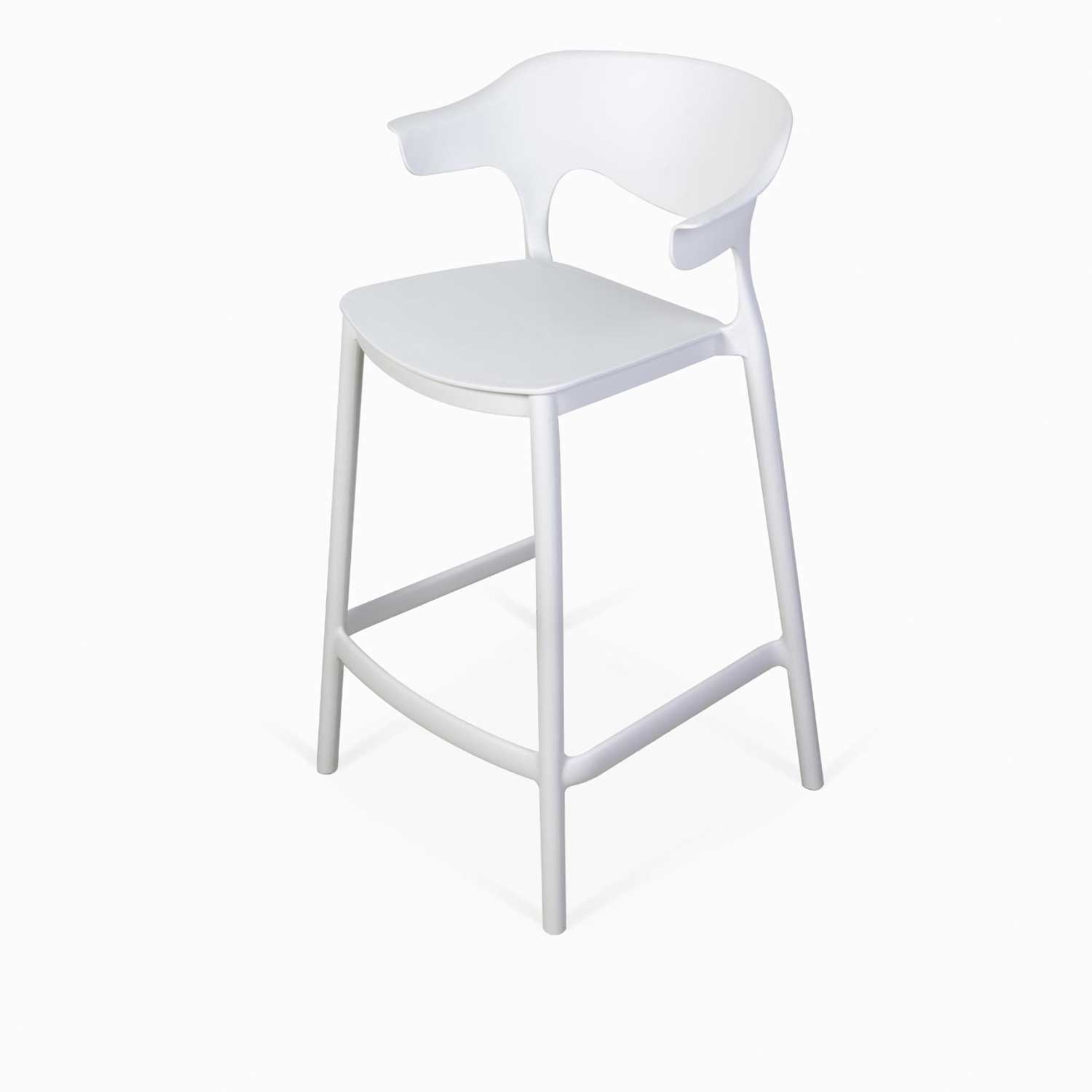 Silla Bull counter blanca