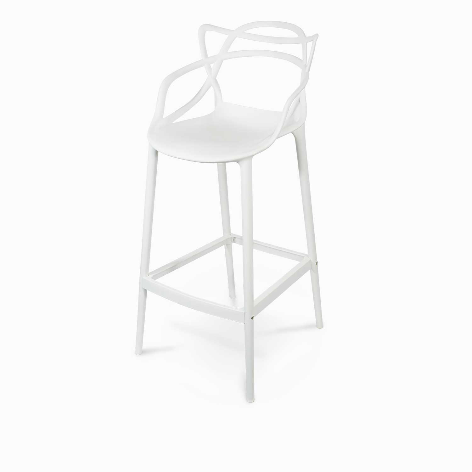 Silla bar York blanca