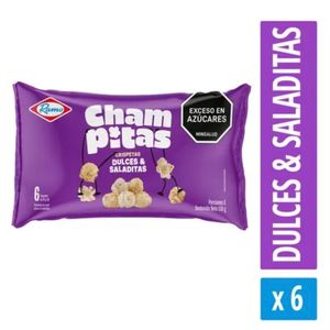 Crispetas Ramo Champitas Dulces Sldas 6Unidades 150gpn