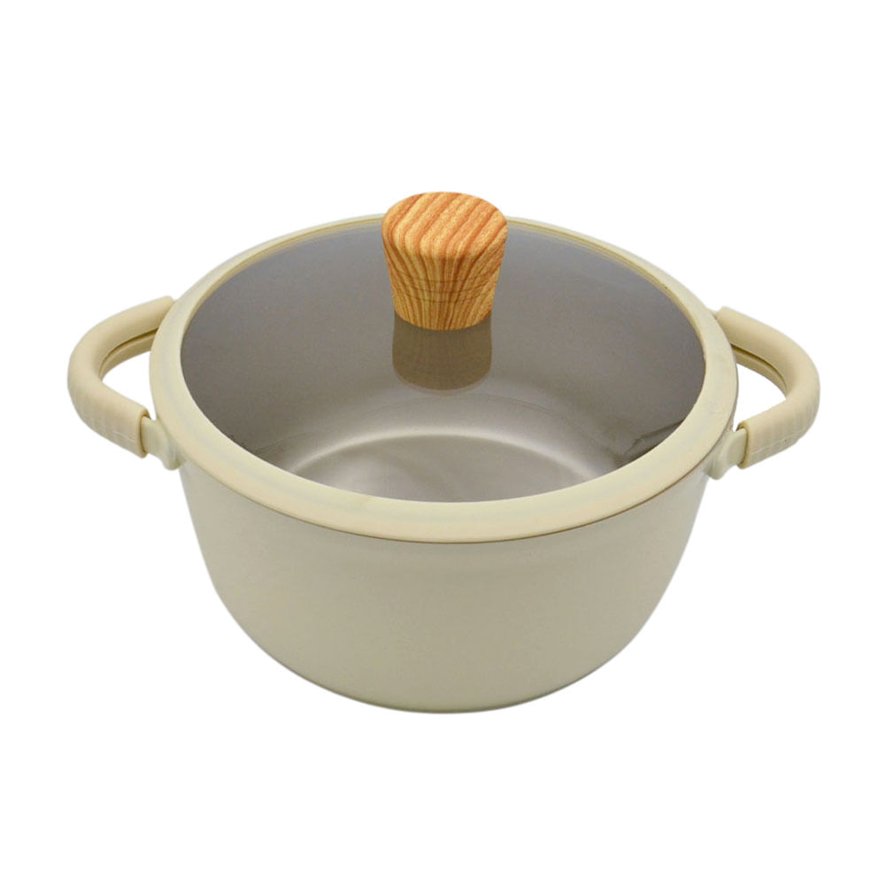 Olla Krea Aluminio Fundido Crema 24cm
