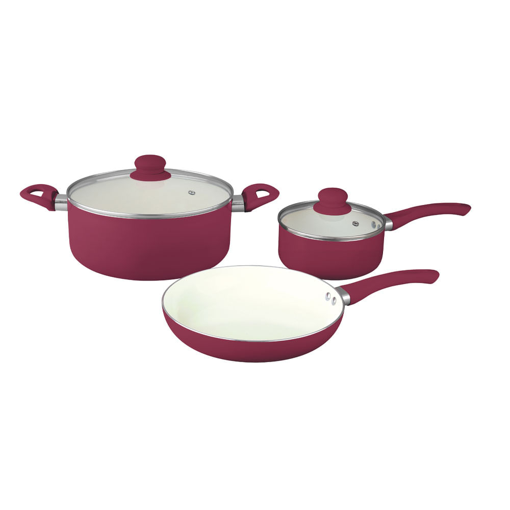 Bateria Krea Ceramica Color 5 Piezas