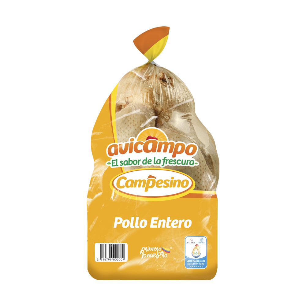 Pollo Entero Campesino S/V Refri x Kg Avicampo