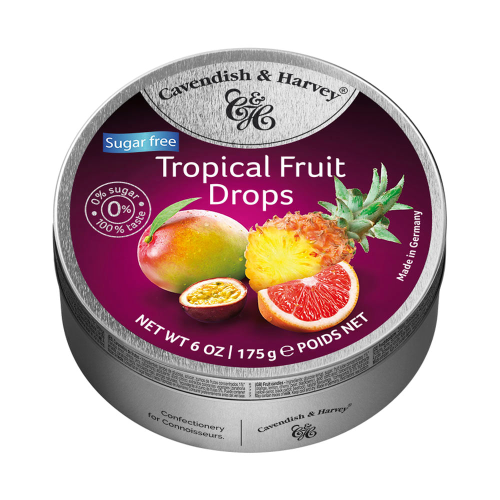 Caramelo Cavendish Frutos Trop Sin Azúcar 175g