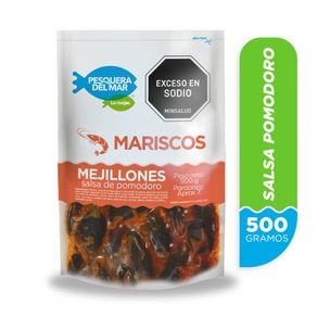 Mejillones Salsa Pomodoro Pesquera Del Mar x 500Gr