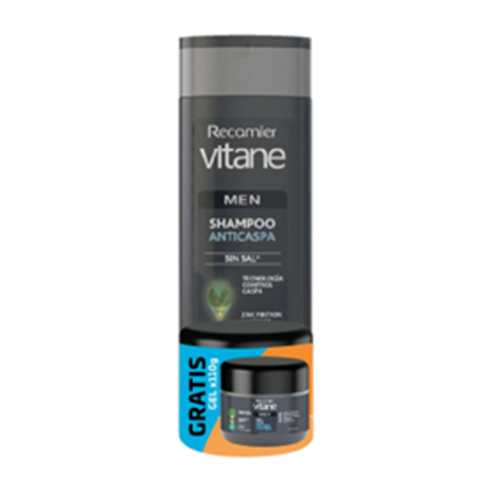 Shampoo Vitane Anticaspa 400ml+Gel 110ml