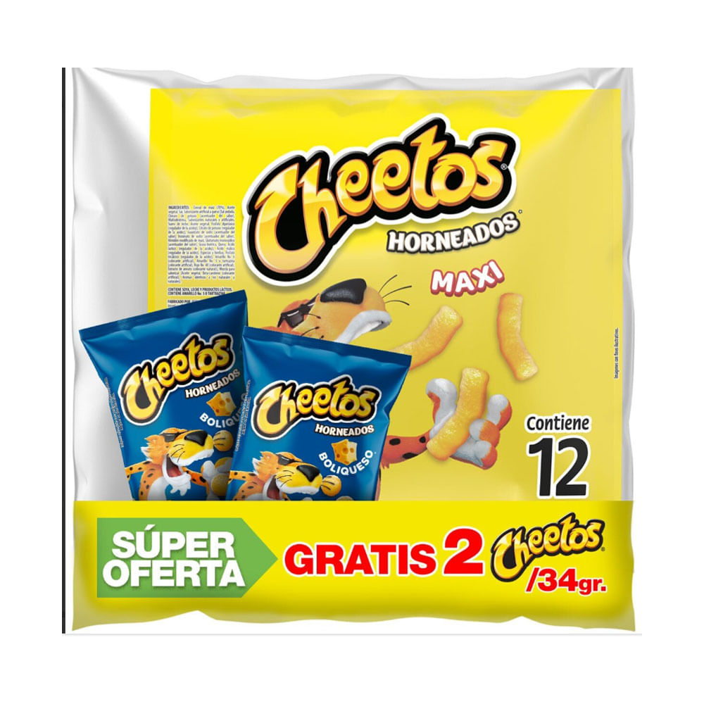 Pasabocas Cheetos x12Undx214Gpn Grt.Boliquesox2Und