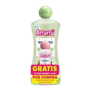 Shampoo Arrurru 400ml + Grt. Colonia 30ml Rosa