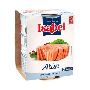 Atún Isabel Lomitos Agua 3 Unidades 480g