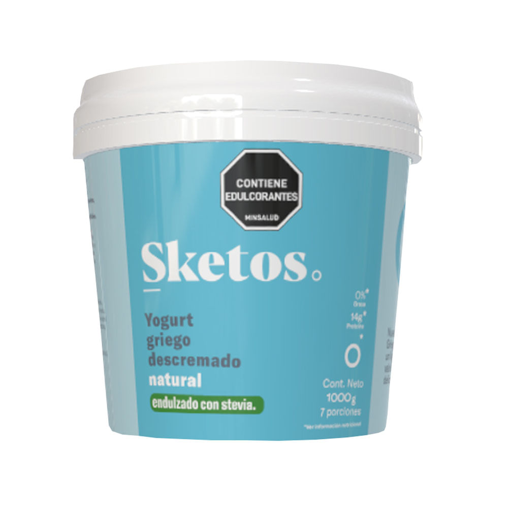 Yogurt Sketos Griego Descrem Nat Stevialx1000G