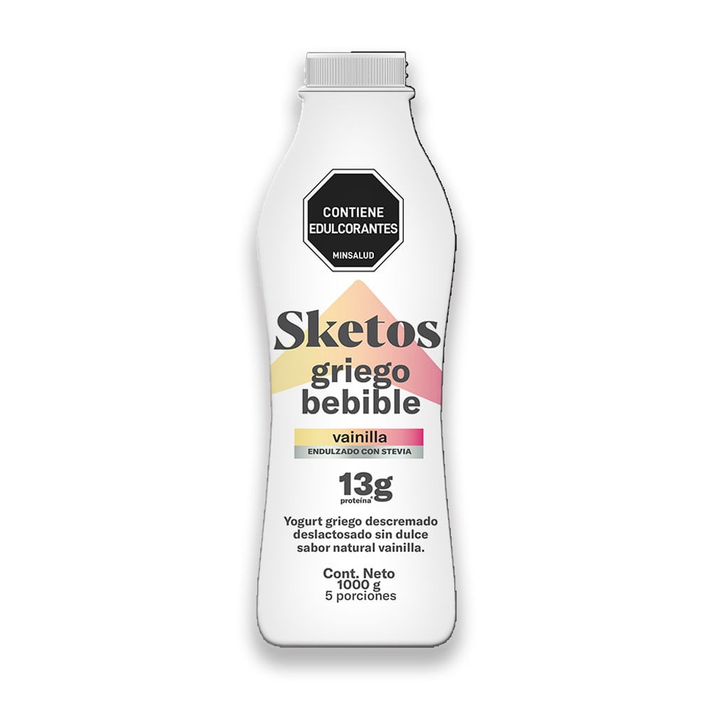Yogurt Sketos Griego Bebible Vainilla x1000G