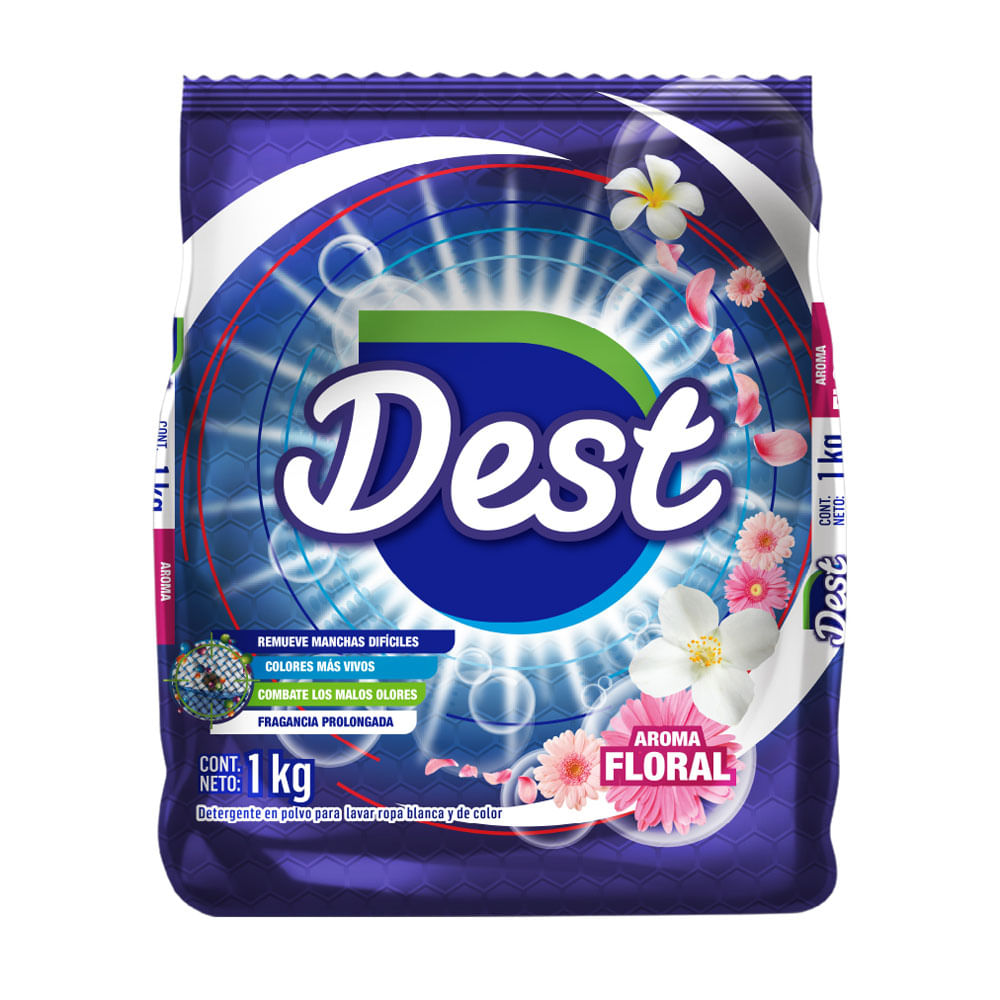 Detergente Dest Floral Polvo 1Kg
