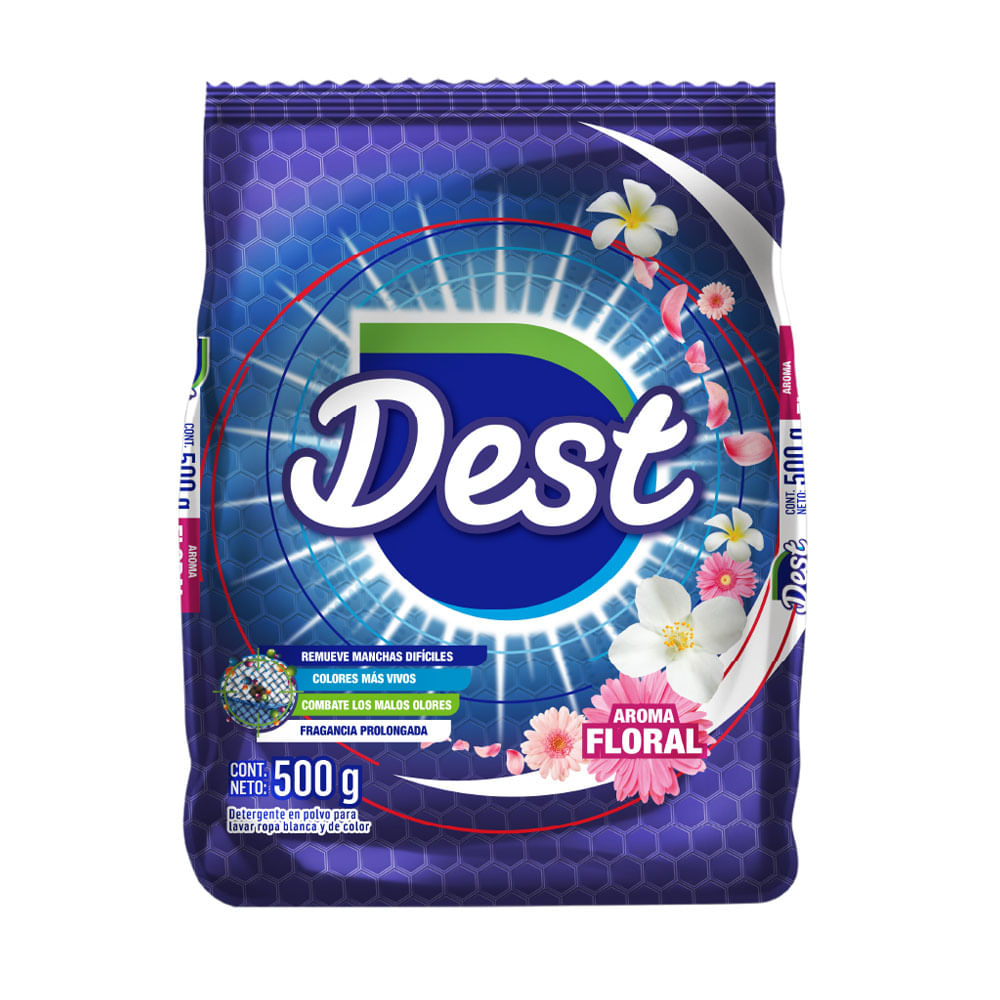 Detergente Dest Floral Polvo 500G