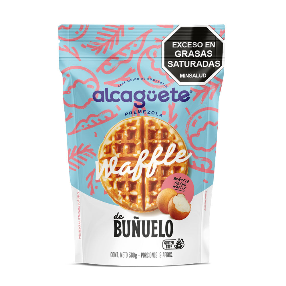 Premezcla Alcaguete Waffles Buñuelo x380grs