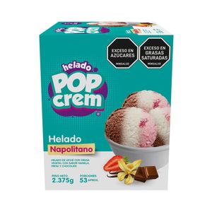 Helado Pop Cream Napolitano x2375G