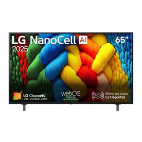 Smart TV Nanocell UHD 4K 65" LG 65NANO80ASA