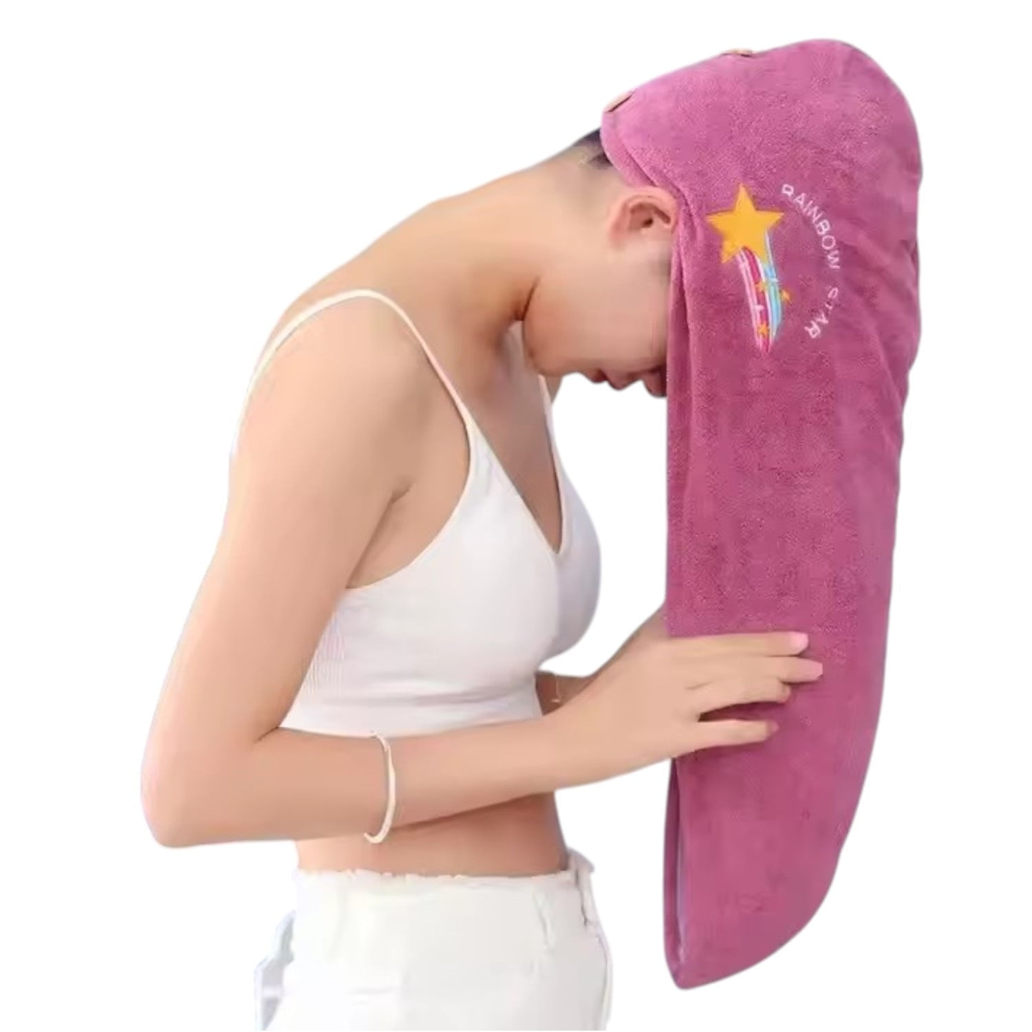 Toalla Microfibra Absorbente Para Secar y Cuidar el Cabello