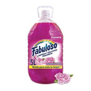 Limpia Pisos Fabuloso Antibacterial Violeta 5 lt