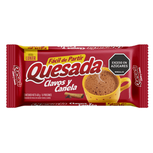 Chocolate Quesada Clavos Canela 16Und 400g