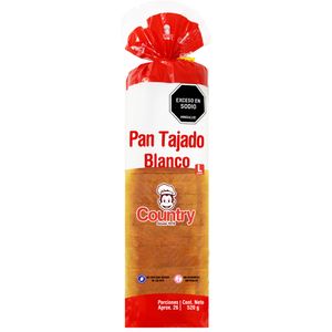 Pan Country Blanco Tajado x520g