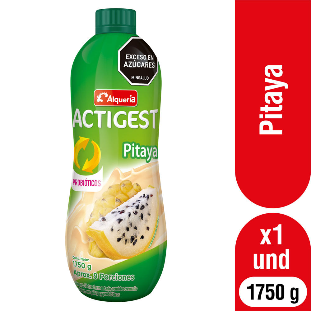 Actigest Alqueria Pitaya Botella 1750gr