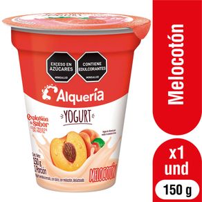 Yogurt Alquería Bajo en Grasa Melocotón x150 grs
