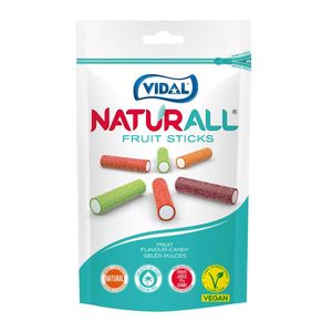Gomas vidal naturall fruit sticks x180g