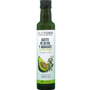 Aceite Monterra oliva y aguacate extra virgen x250ml