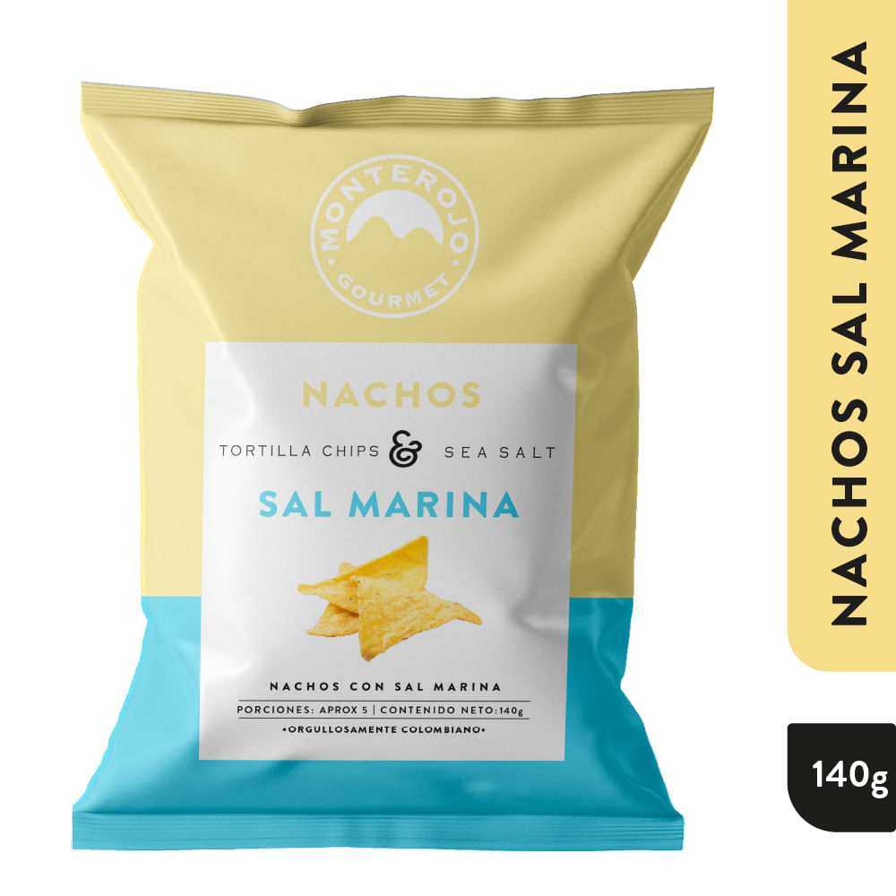 Nachos Monterojo sal marina x140g