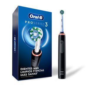 Cepillo de Dientes Eléctrico Oral-B PRO Series 3 Cabezal Redondo Advanced Clean Negro