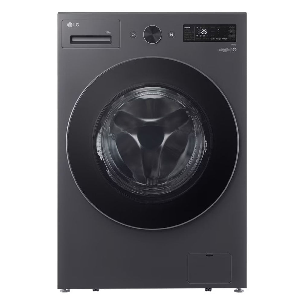 Lavadora LG 16kg/35lb WO16EGNTS6P Carga Front Gris