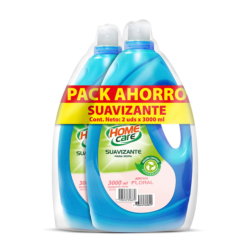 Suavizante Home Care Aroma Floral 2Und 3000ml