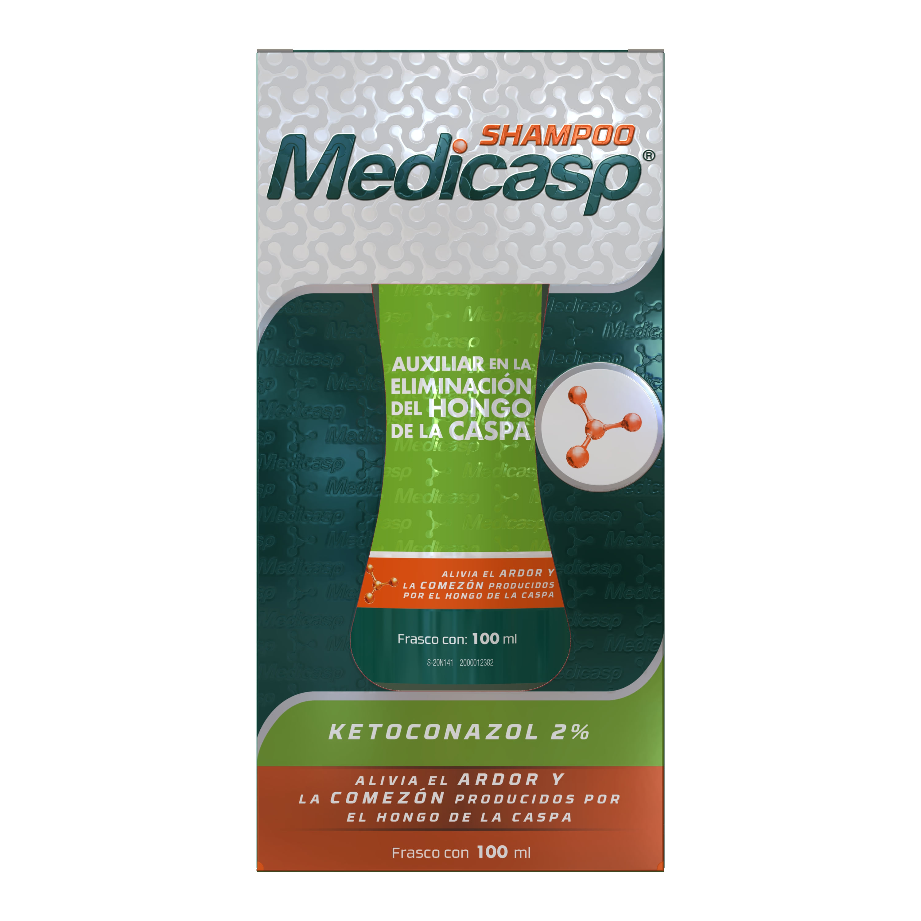 Shampoo Medicasp anticaspa ketoconazol x100 ml