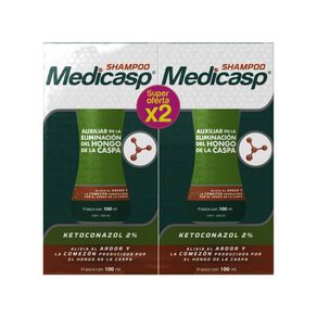 Shampoo Medicasp anticaspa ketoconazol x2und