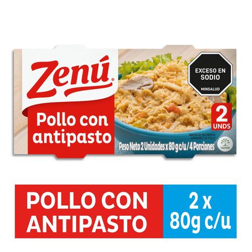 Pollo Zenú antipasto x2und x80g c-u