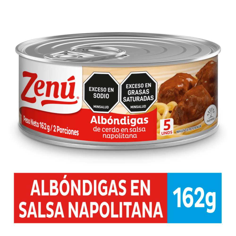 Albondigas Zenú salsa x 5und x 162g